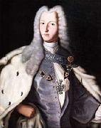 unknow artist Portrait of Peter II of Russia oil painting on canvas